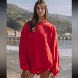 Daily Drills Oversized Crew- Heart